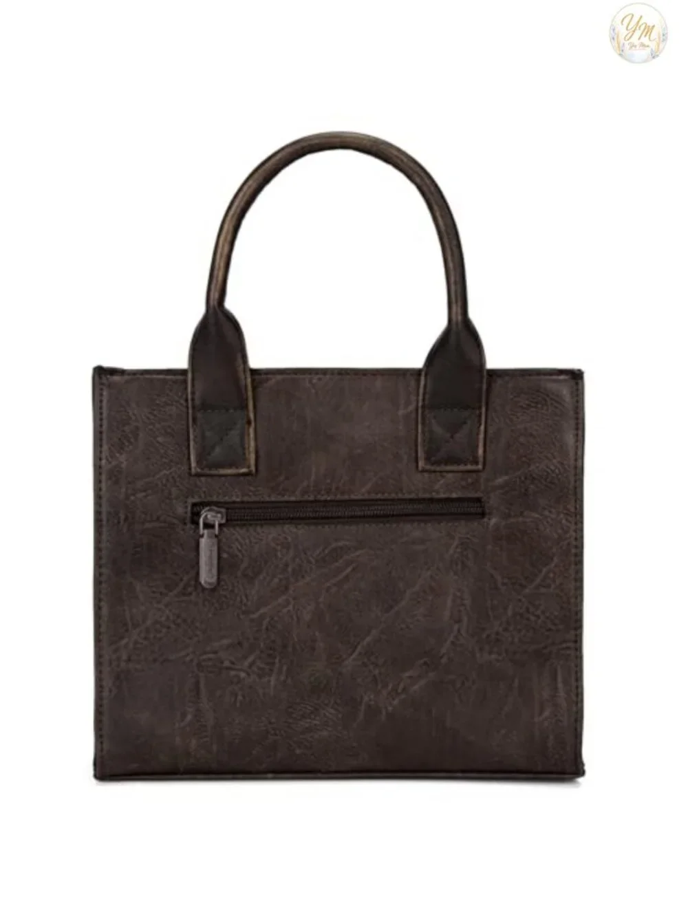 Faux Leather Tote Bag Satchel Handbag Crossbody Purse Top Handle Whipstitch